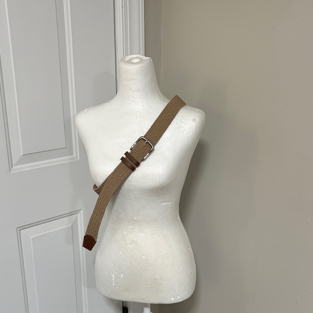 Goodfellow Tan Woven Canvas Crossbody Strap